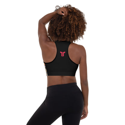 Top Tier Originals Black Signature Padded Sports Bra