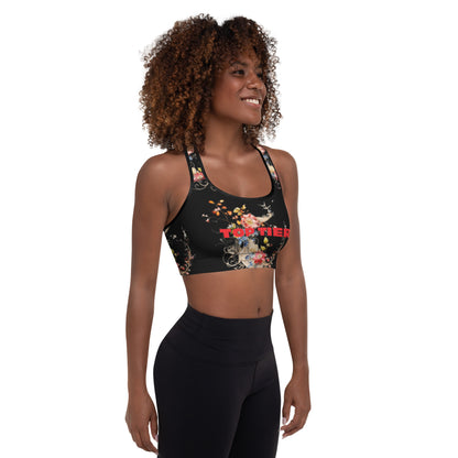 Top Tier Originals Black Signature Padded Sports Bra