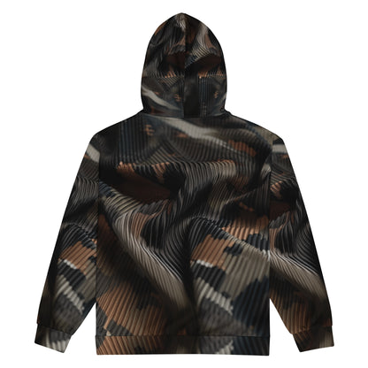 Black and Gold Camo Sleek Hoodie