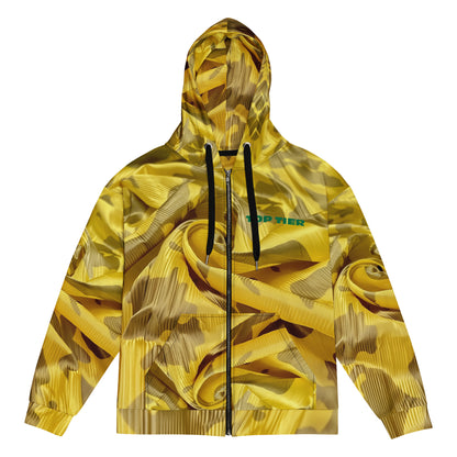 Yellow Camo Sleek Hoodie