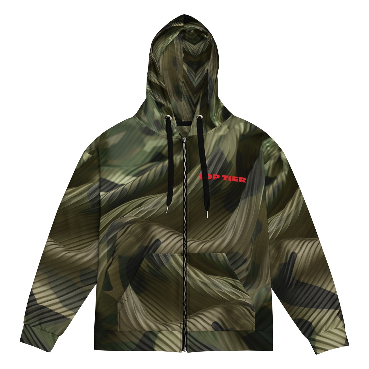 Green Camo Sleek Hoodie