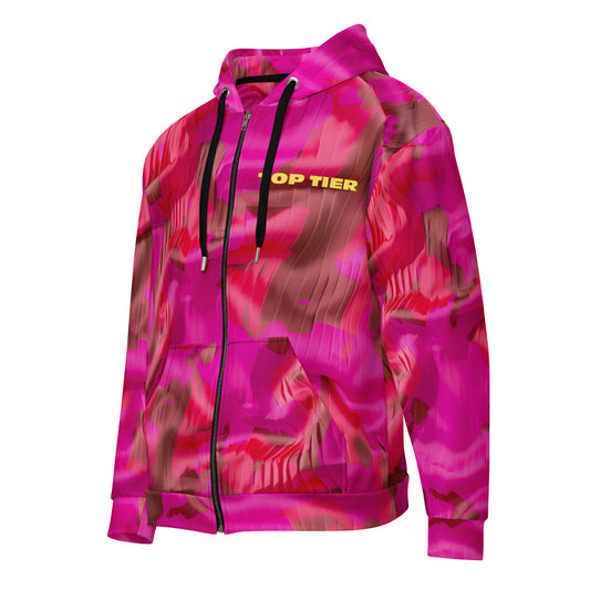 Pink Camo Sleek Hoodie