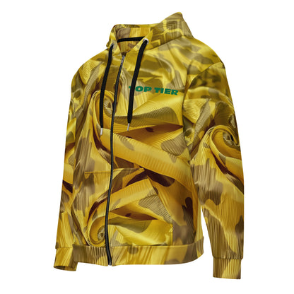 Yellow Camo Sleek Hoodie