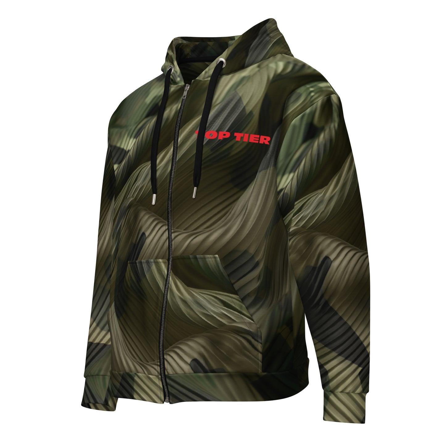 Green Camo Sleek Hoodie