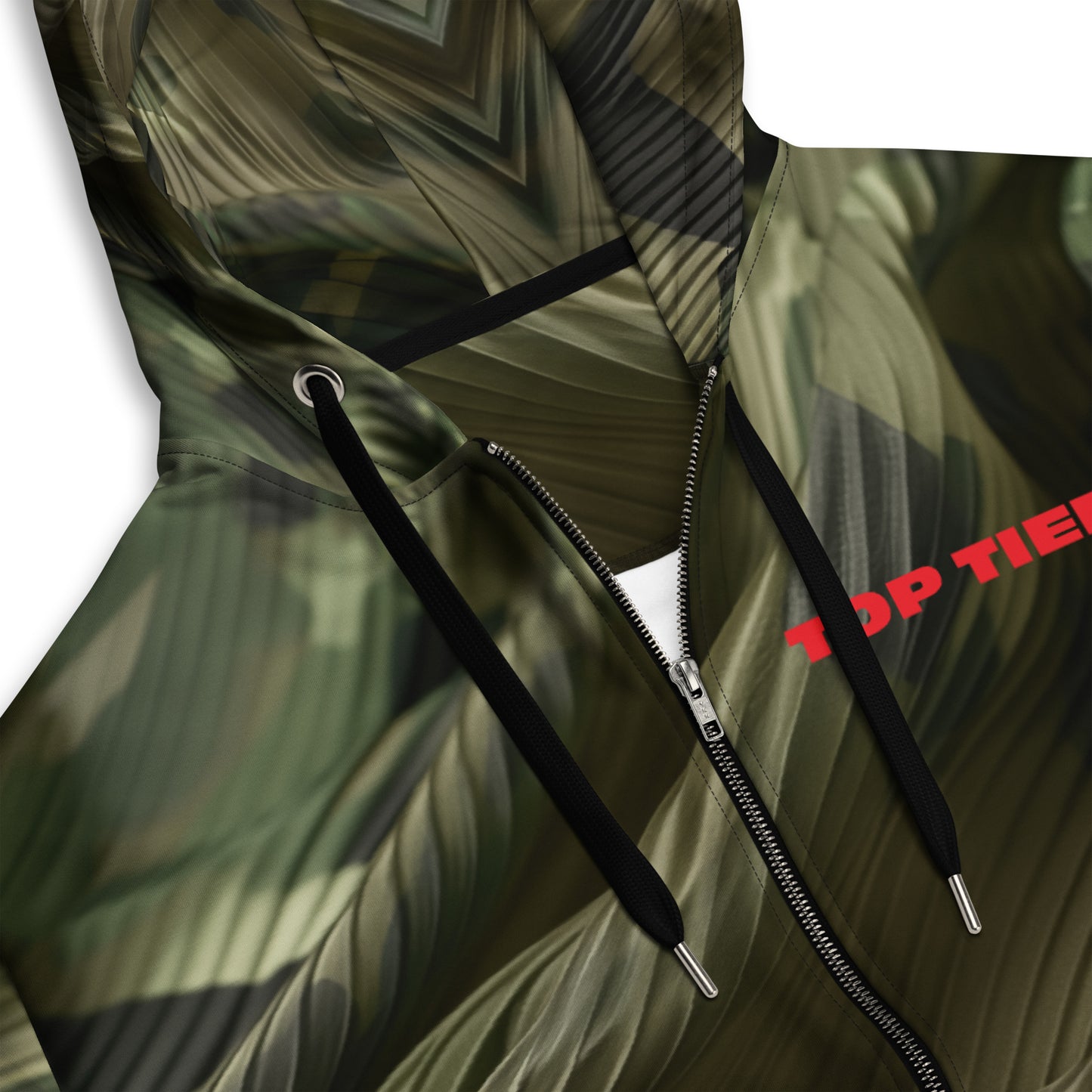 Green Camo Sleek Hoodie