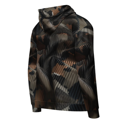 Black and Gold Camo Sleek Hoodie