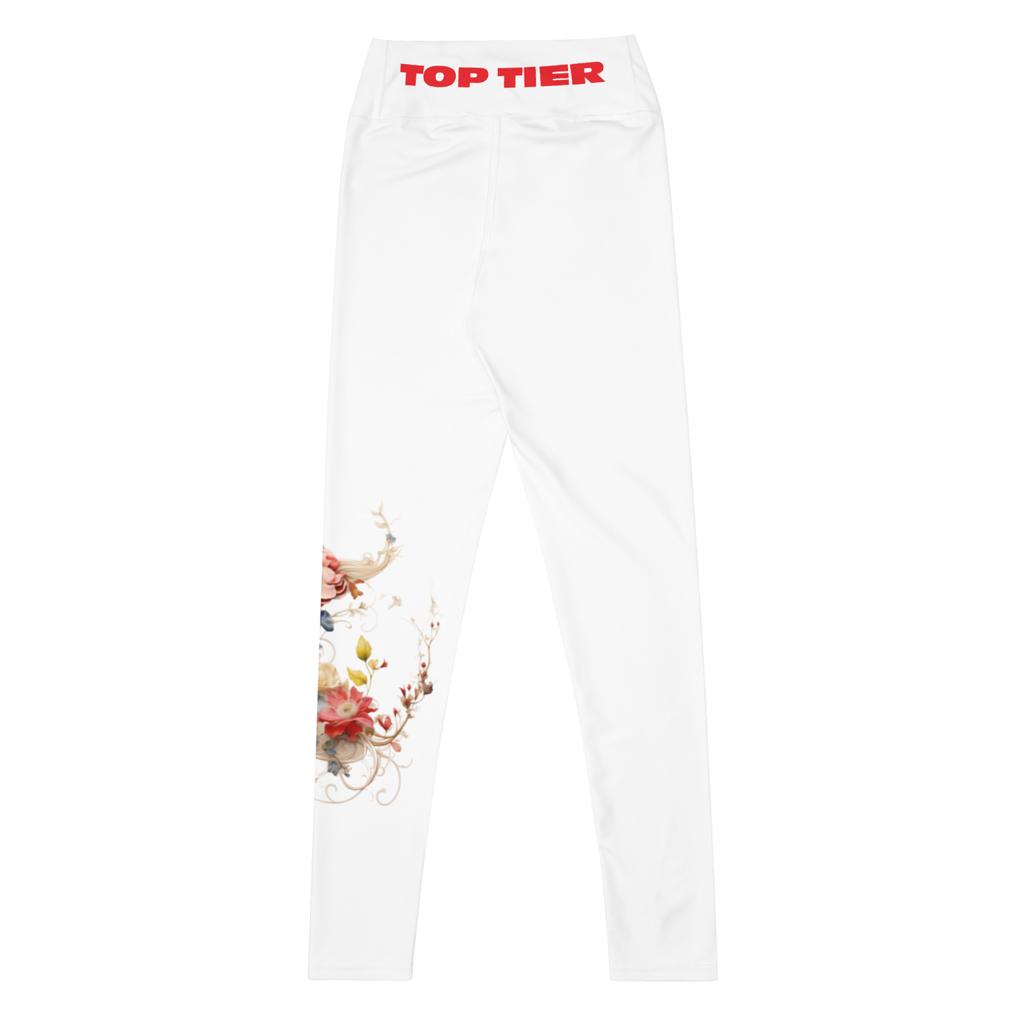 Top Tier Originals White Signature Yoga Leggings