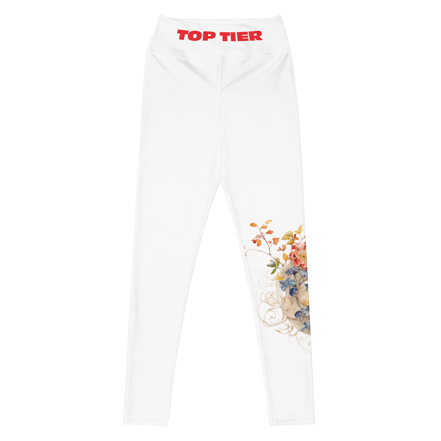 Top Tier Originals White Signature Yoga Leggings