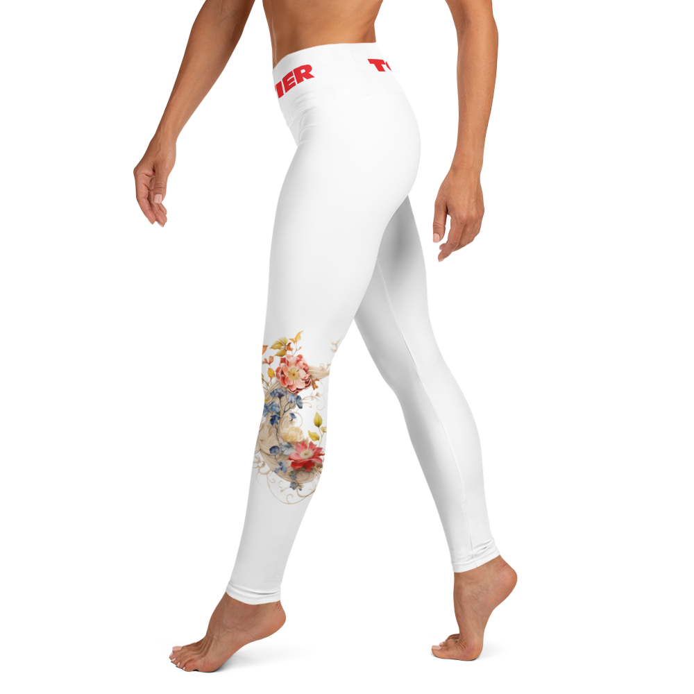 Top Tier Originals White Signature Yoga Leggings