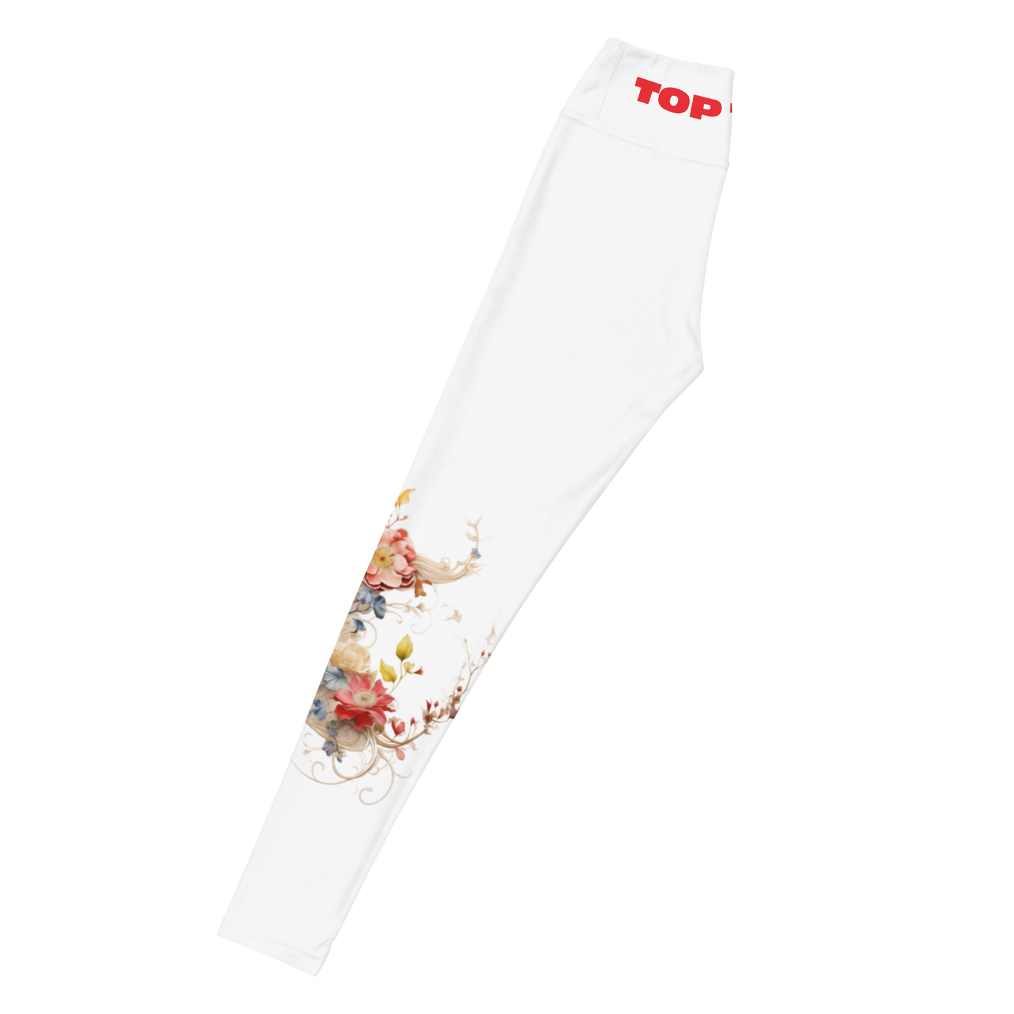 Top Tier Originals White Signature Yoga Leggings