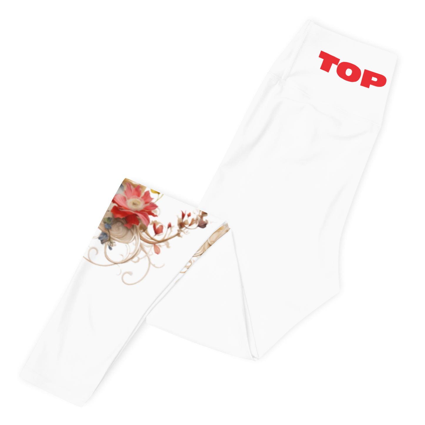 Top Tier Originals White Signature Yoga Leggings