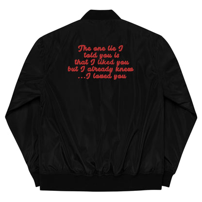 Top Tier Premium Recycled Bomber Jacket